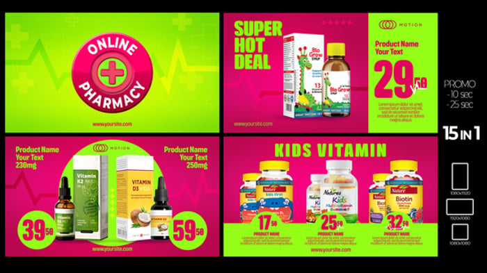 Pharma Editable Video Templates Envato